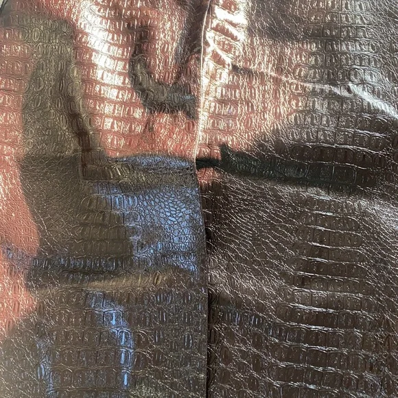 Topshop size 4 Faux alligator NWT - Picture 4 of 4